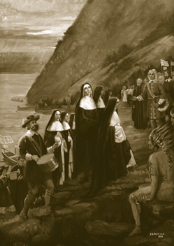 L'arrivée des Augustines et des Ursulines à Québec