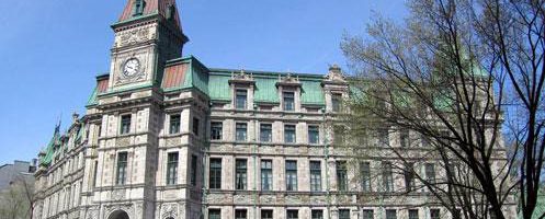 Photo de l’ancien palais de justice de Québec, immeuble patrimonial classé